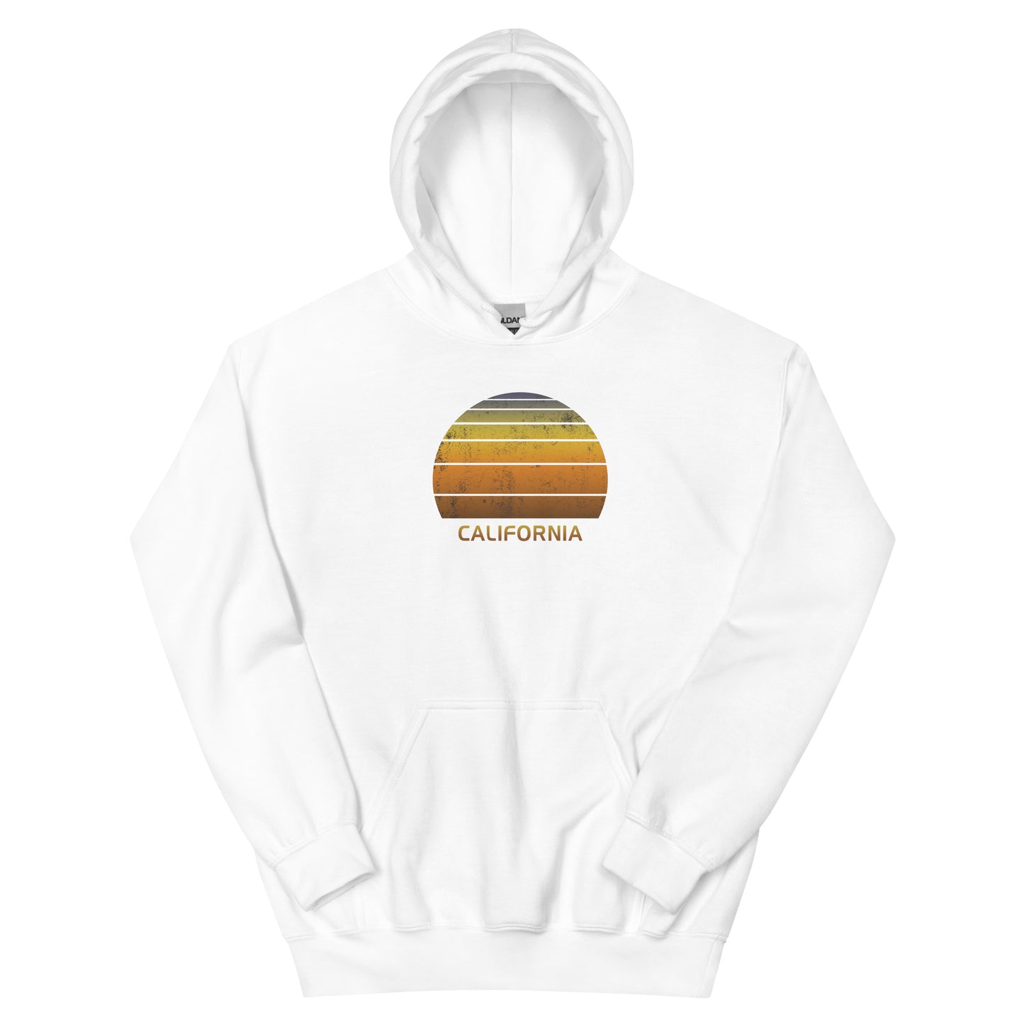 Retro California Vintage Sunset Vacation Souvenir Unisex Hoodie Top Sweatshirt