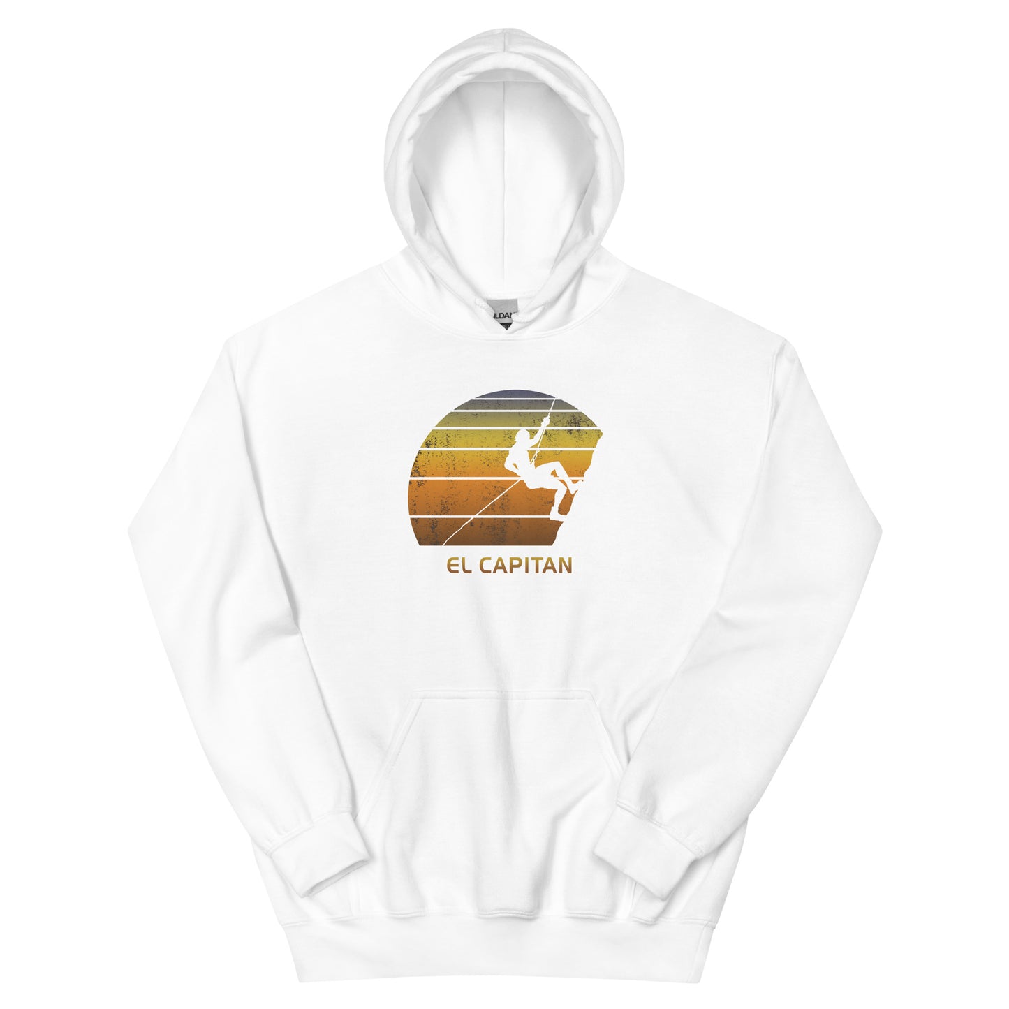 Retro El Capitan Yosemite California Rock Climbing Fan Bouldering Climber Unisex Hoodie Top Sweatshirt