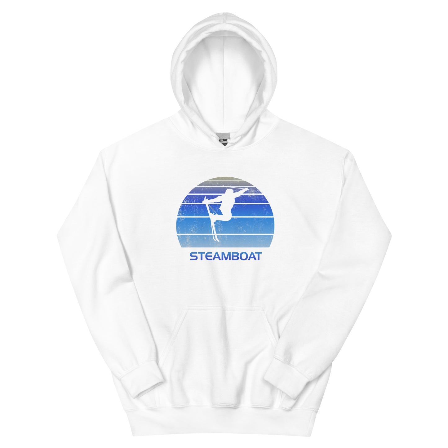 Retro Steamboat Colorado Ski Fan Skier Gift Skiing Vintage Cool Unisex Hoodie Top Sweatshirt