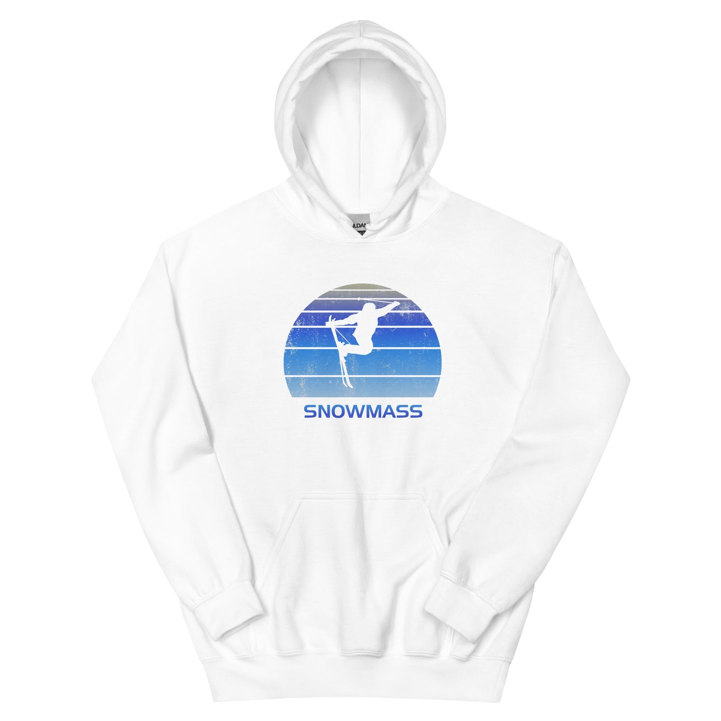 Retro Snowmass Colorado Ski Fan Skier Skiing Vintage Cool Unisex Hoodie Top Sweatshirt