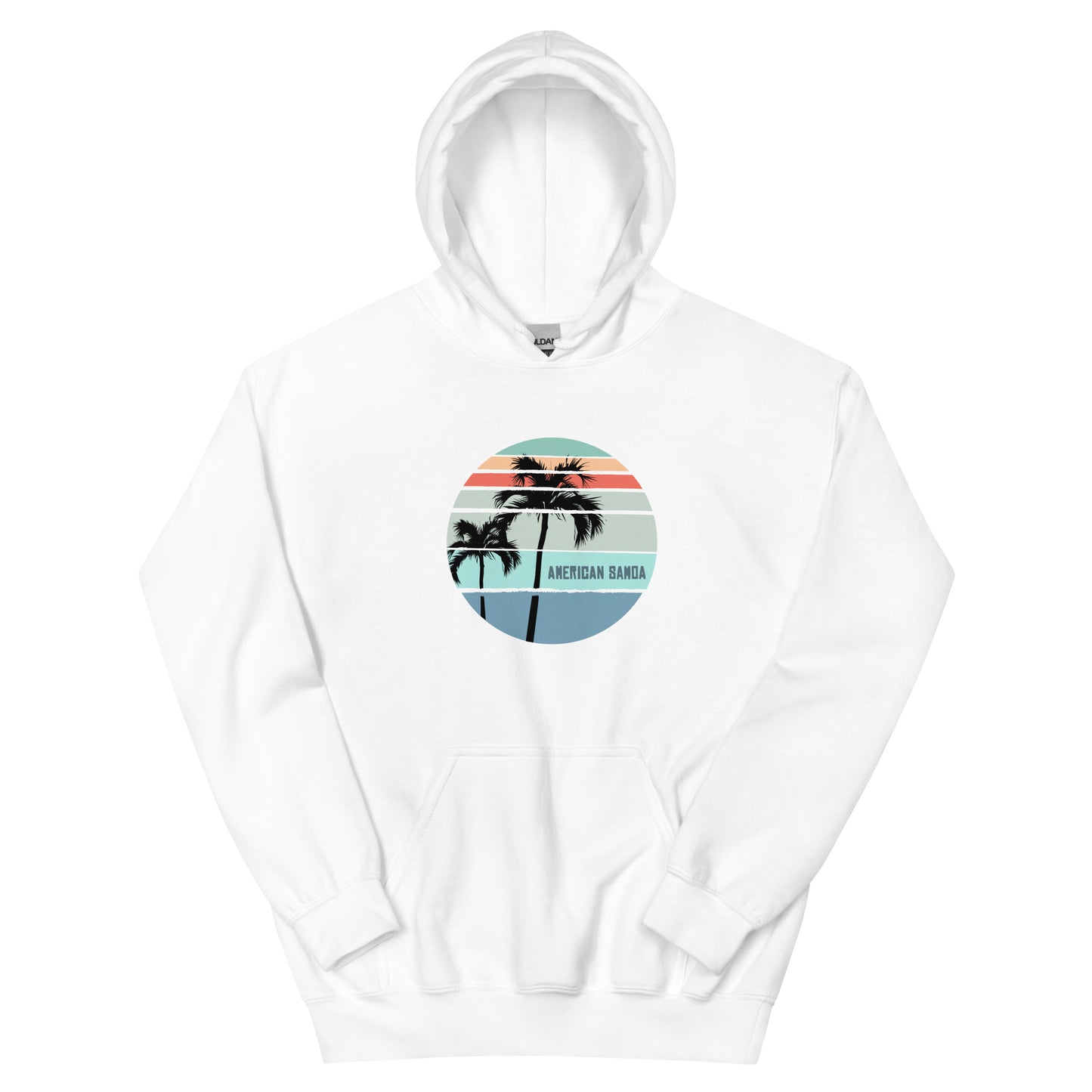 Cool American Samoa Palm Tree Vacation Souvenir Artistic Unisex Hoodie Top Sweatshirt