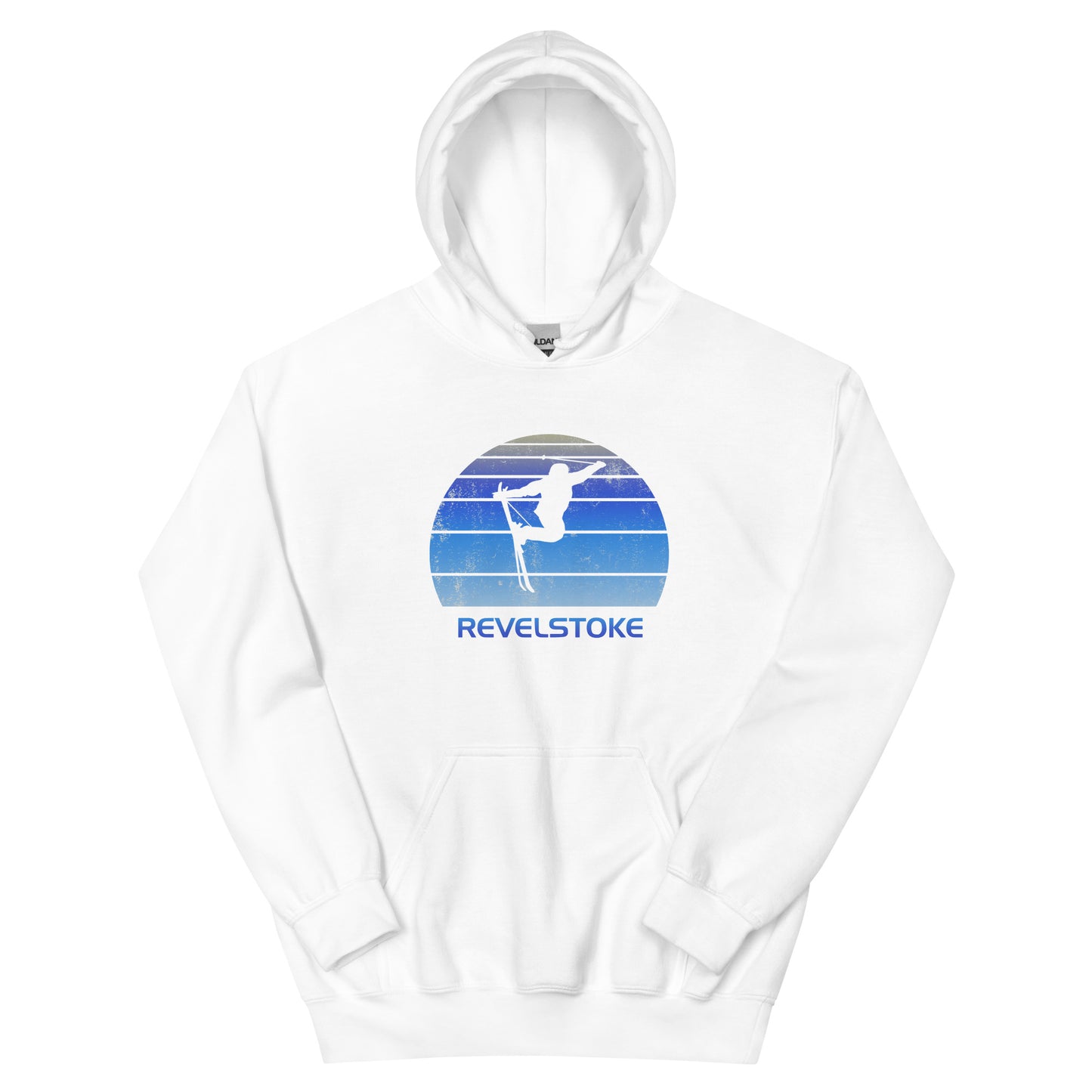 Retro Revelstoke Canada Ski Fan Skier Gift Skiing Vintage Cool Unisex Hoodie Top Sweatshirt