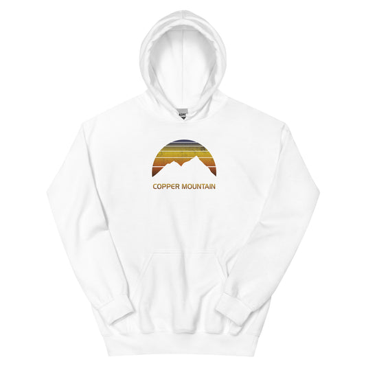 Retro Copper Mountain Colorado Unisex Hoodie Top Sweatshirt Ski Snowboard Skier Fan