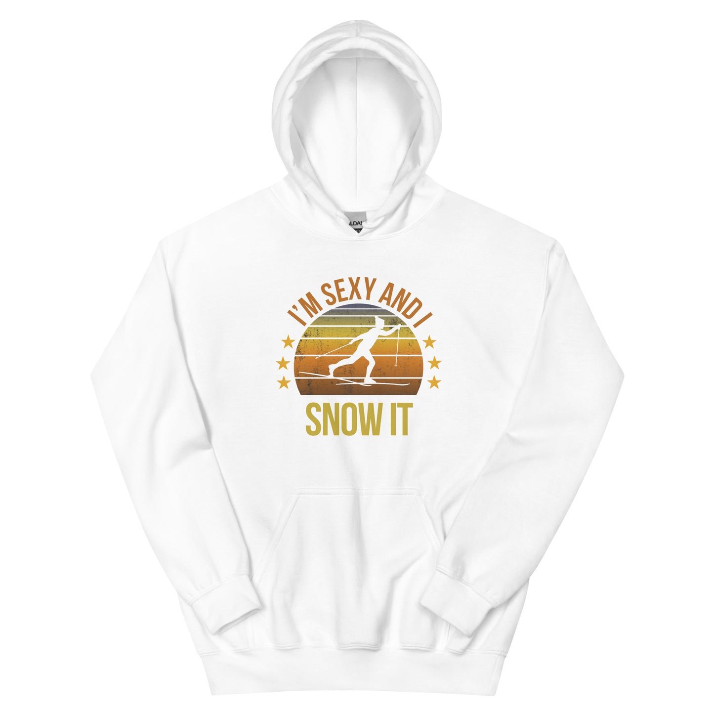 Funny Cross Country Unisex Hoodie Top Sweatshirt Female Skiing Fan Skier Ski Lover Quote Joke