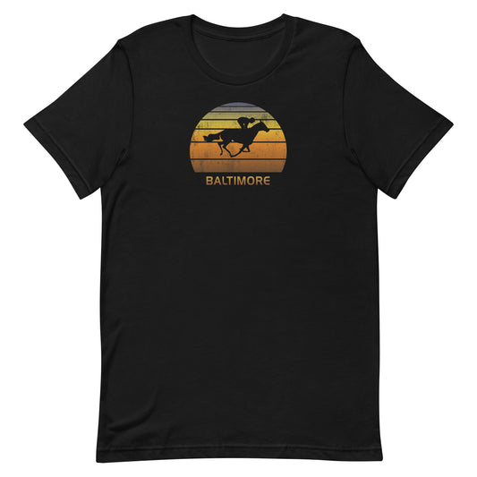 Horse Vintage Racing Baltimore Fan Horses Race Unisex T-Shirt