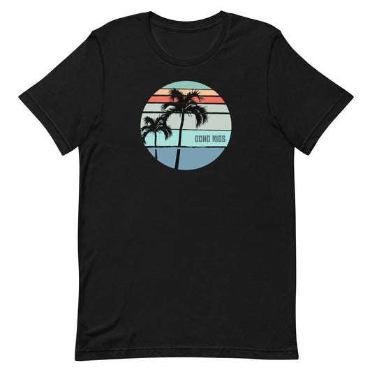 Cool Ocho Rios Jamaica Palm Tree Vacation Souvenir Unisex T-Shirt