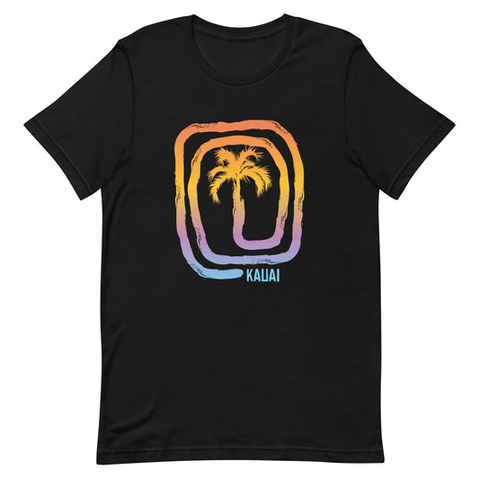 Cool Kauai Hawaii Beach Palm Tree Vacation Souvenir Unisex T-Shirt