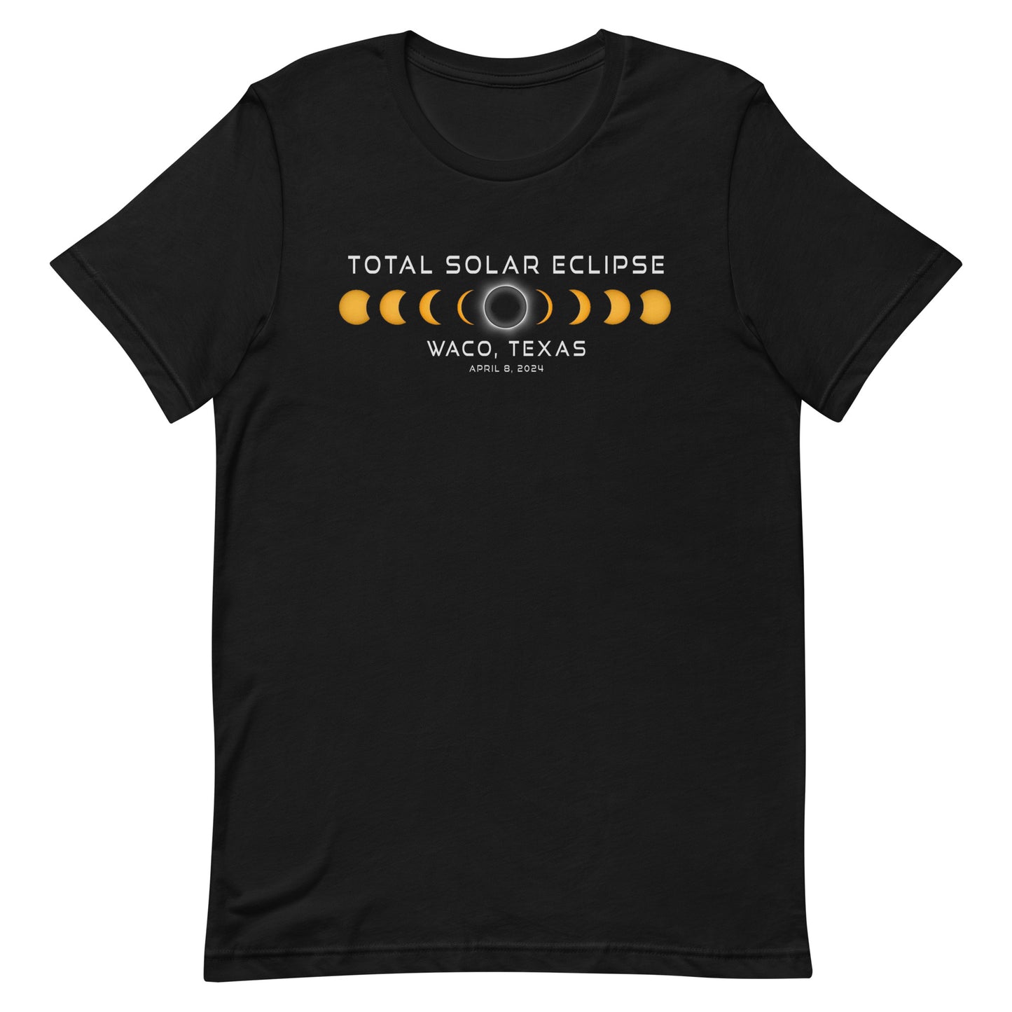 Waco Texas Solar Eclipse 2024 April 8 Souvenir Unisex T-Shirt