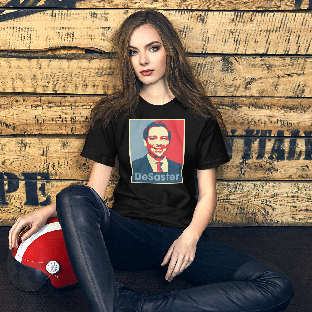 Funny Ron Desantis DeSaster Unisex T-Shirt Political Democrats