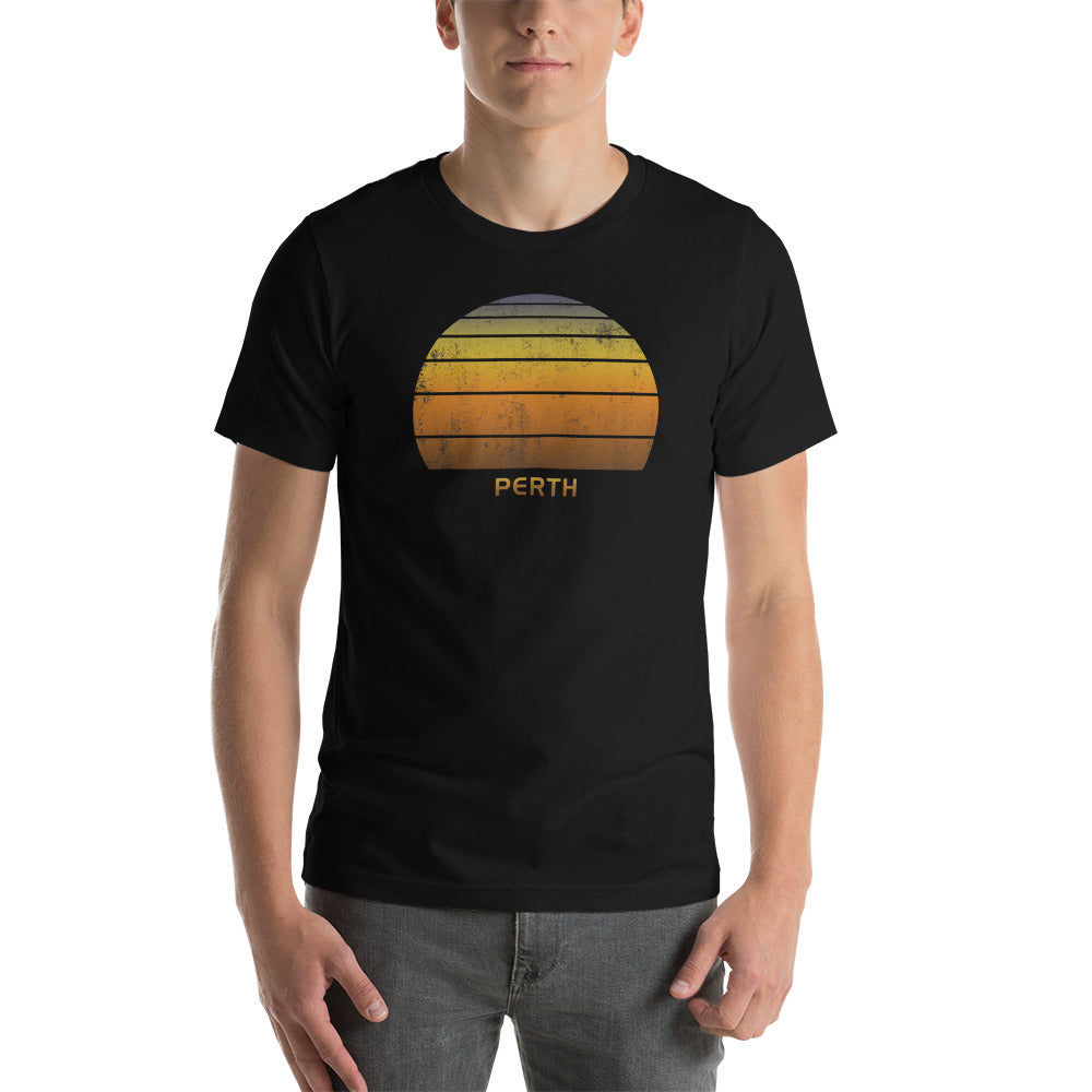 Retro Perth Australia Vacation Souvenir Unisex T-Shirt