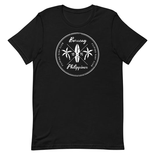 Retro Boracay Philippines Beach Vacation Souvenir Surfing Fan Unisex T-Shirt
