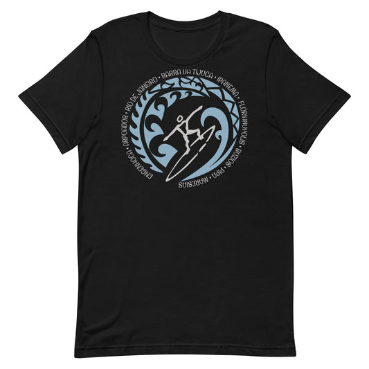 Brazil Brazilian Unisex T-Shirt Vintage Surfing Fan Lover