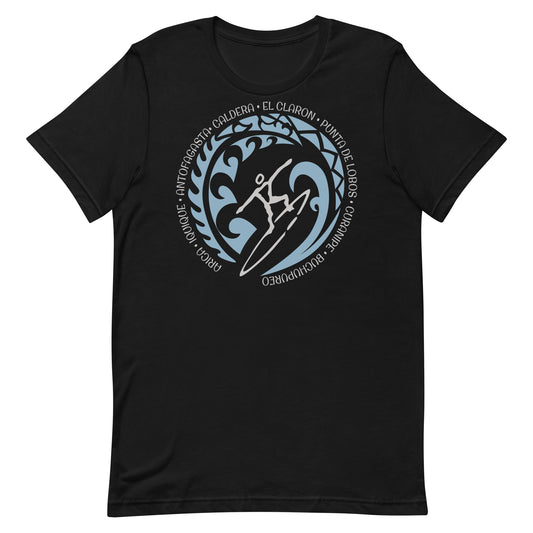 Chile Chilean Unisex T-Shirt Vintage Surfing Fan Lover