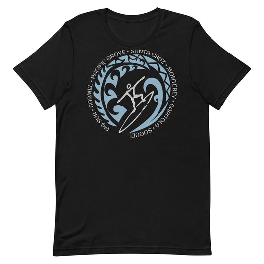 Carmel Santa Cruz Unisex T-Shirt Vintage Surfing Fan Lover