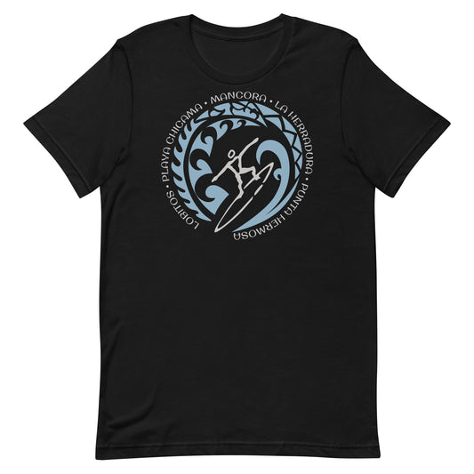 Peru Puervian Beach Surfer Unisex T-Shirt Vintage Surfing Fan