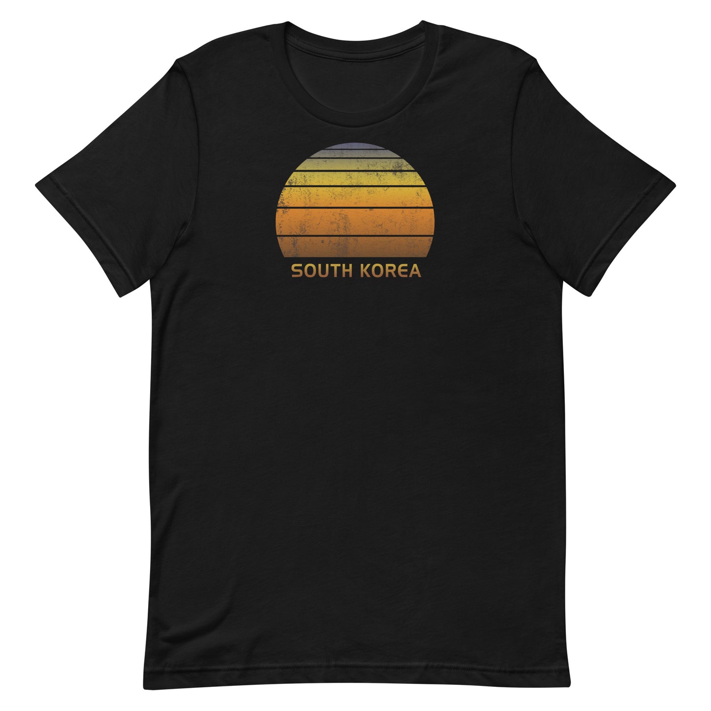 Retro South Korea Vintage Sunset Vacation Souvenir Unisex T-Shirt