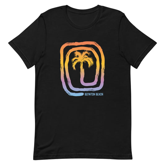 Cool Boynton Beach Florida Palm Tree Vacation Souvenir Unisex T-Shirt