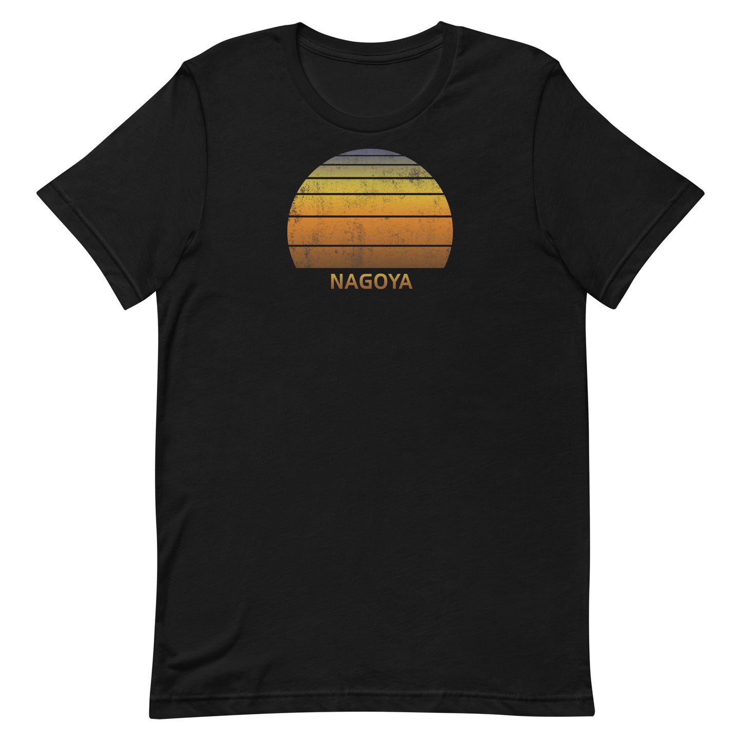 Retro Nagoya Japan Vintage Sunset Vacation Souvenir Unisex T-Shirt