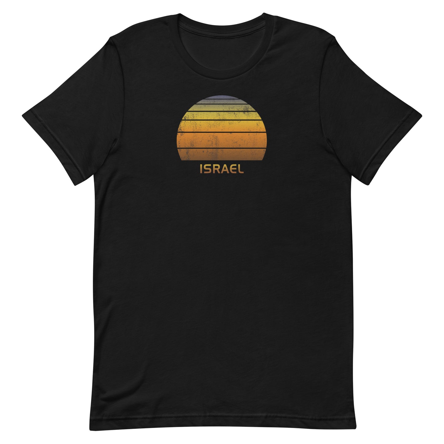 Retro Israel Vintage Sunset Vacation Souvenir Unisex T-Shirt