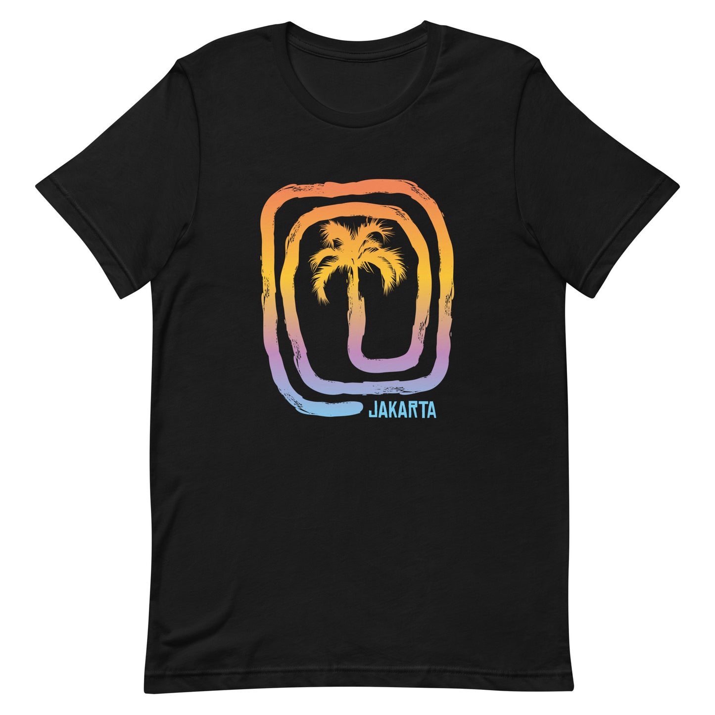 Cool Jakarta Indonesia Palm Tree Souvenir Vacation Unisex T-Shirt