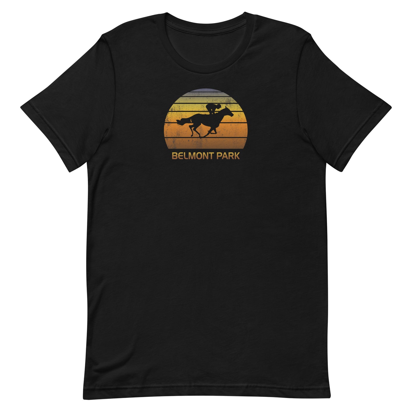 Horse Vintage Racing Belmont Fan Horses Race Unisex T-Shirt