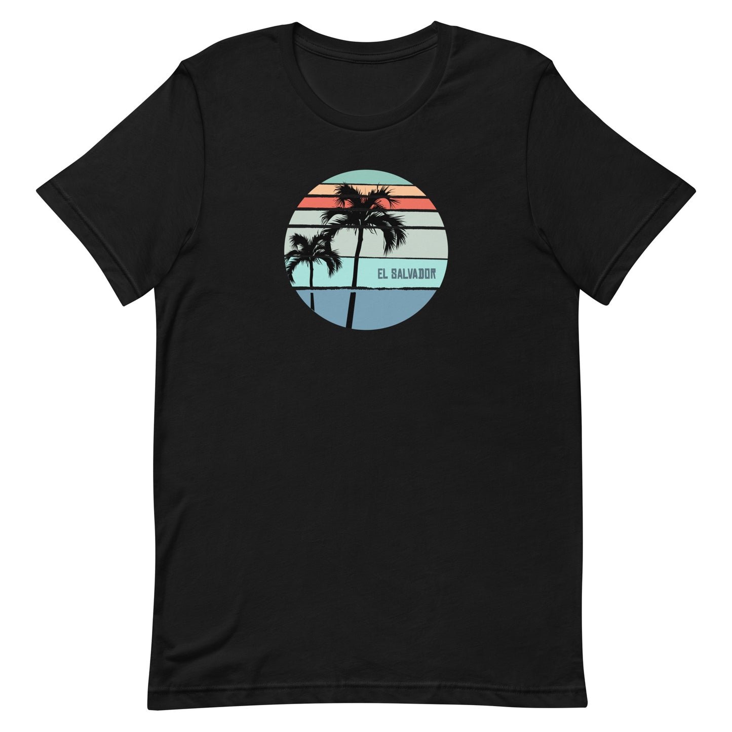 Cool El Salvador Palm Tree Vacation Souvenir Artistic Unisex T-Shirt