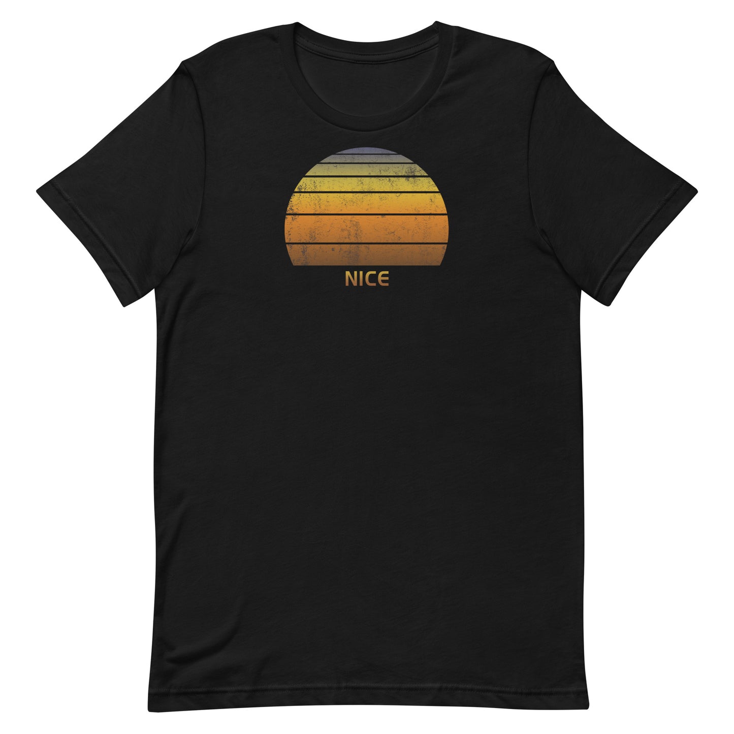 Retro Nice France Vintage Sunset Vacation Souvenir Unisex T-Shirt