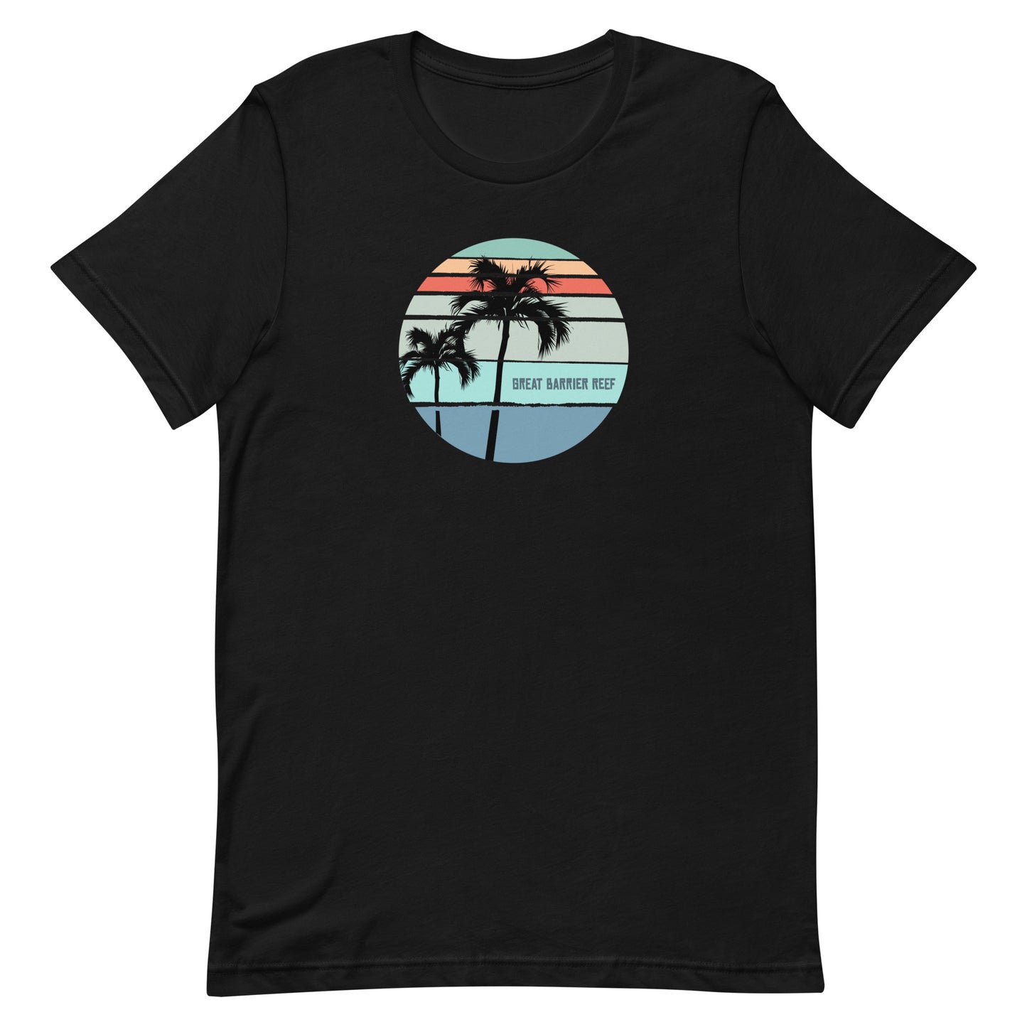 Cool Great Barrier Reef Australia Palm Tree Vacation Souvenir Unisex T-Shirt