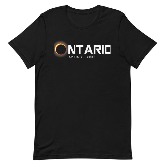 Ontario Canada 2024 Eclipse Souvenir April 8 Unisex T-Shirt