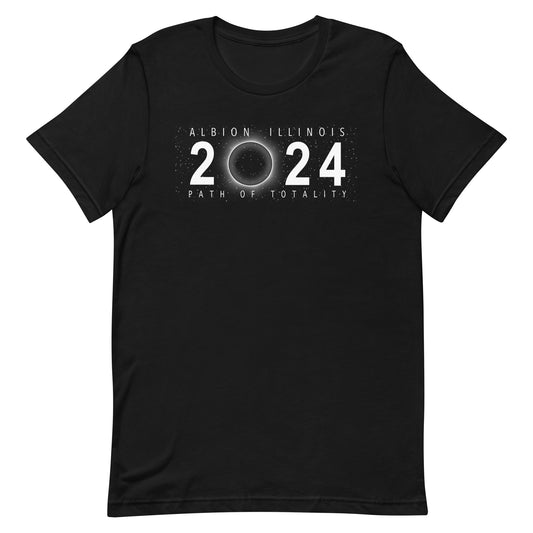 Solar Eclipse Albion Illinois April 8 2024 Unisex T-Shirt