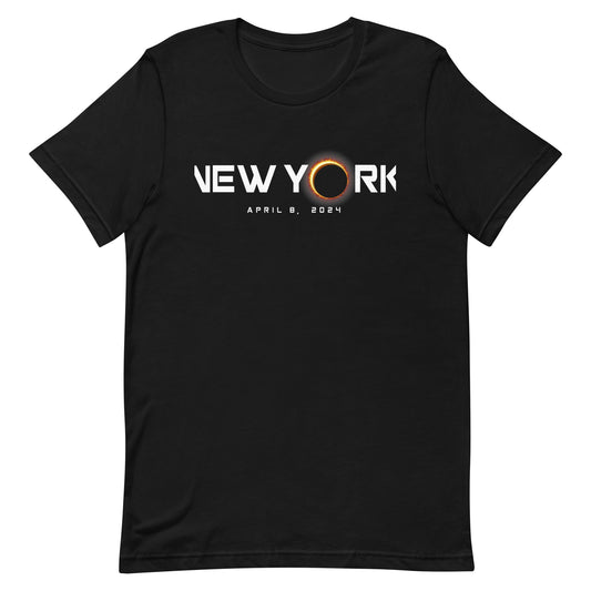 New York 2024 Eclipse Souvenir April 8 Unisex T-Shirt