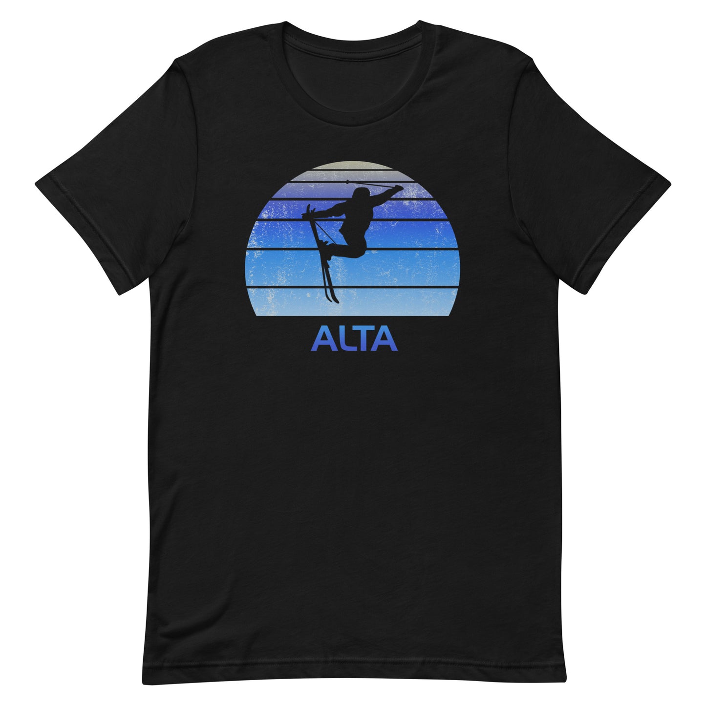 Retro Alta Utah Ski Fan Skier Gift Skiing Vintage Cool Unisex T-Shirt