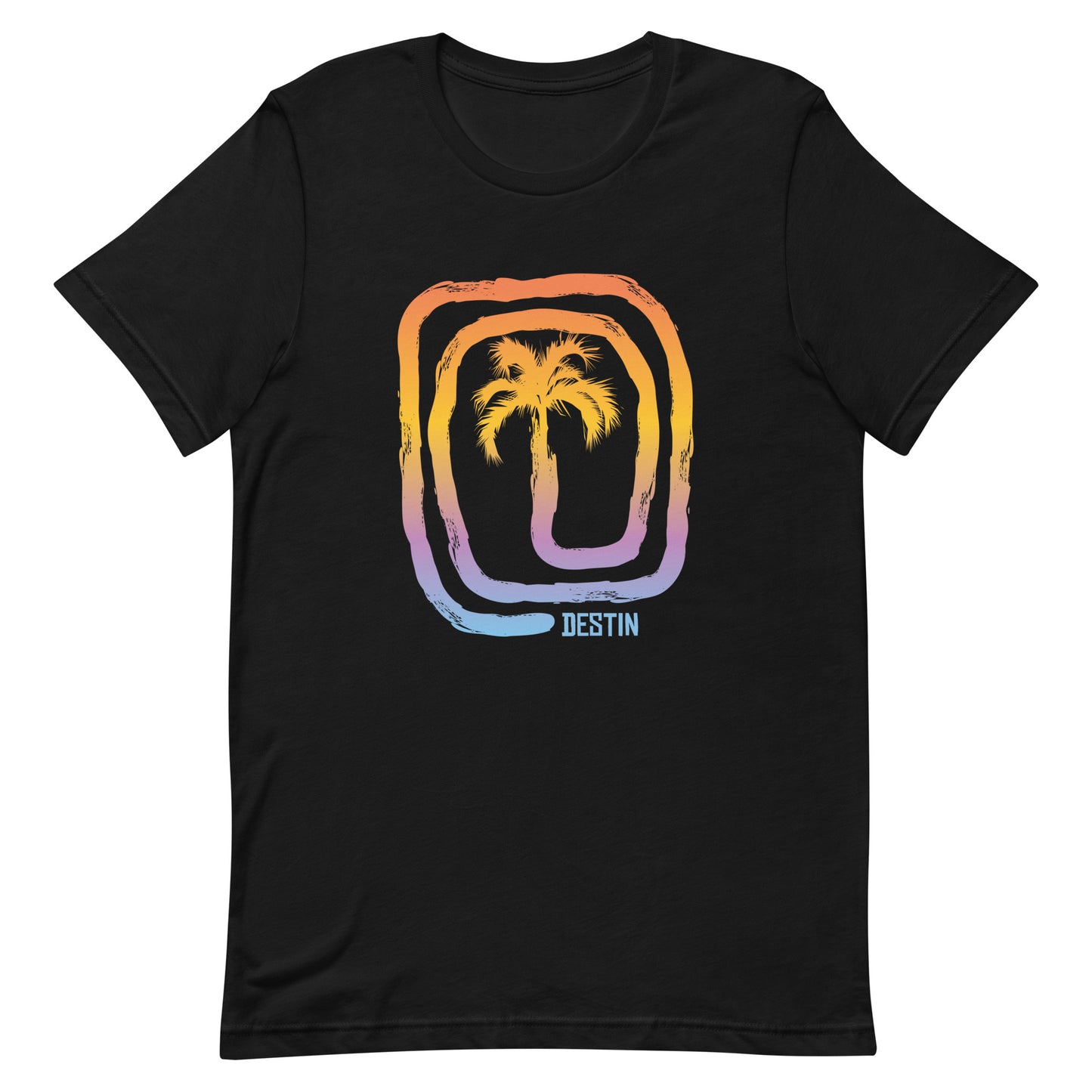 Cool Destin Florida Beach Palm Tree Vacation Souvenir Unisex T-Shirt