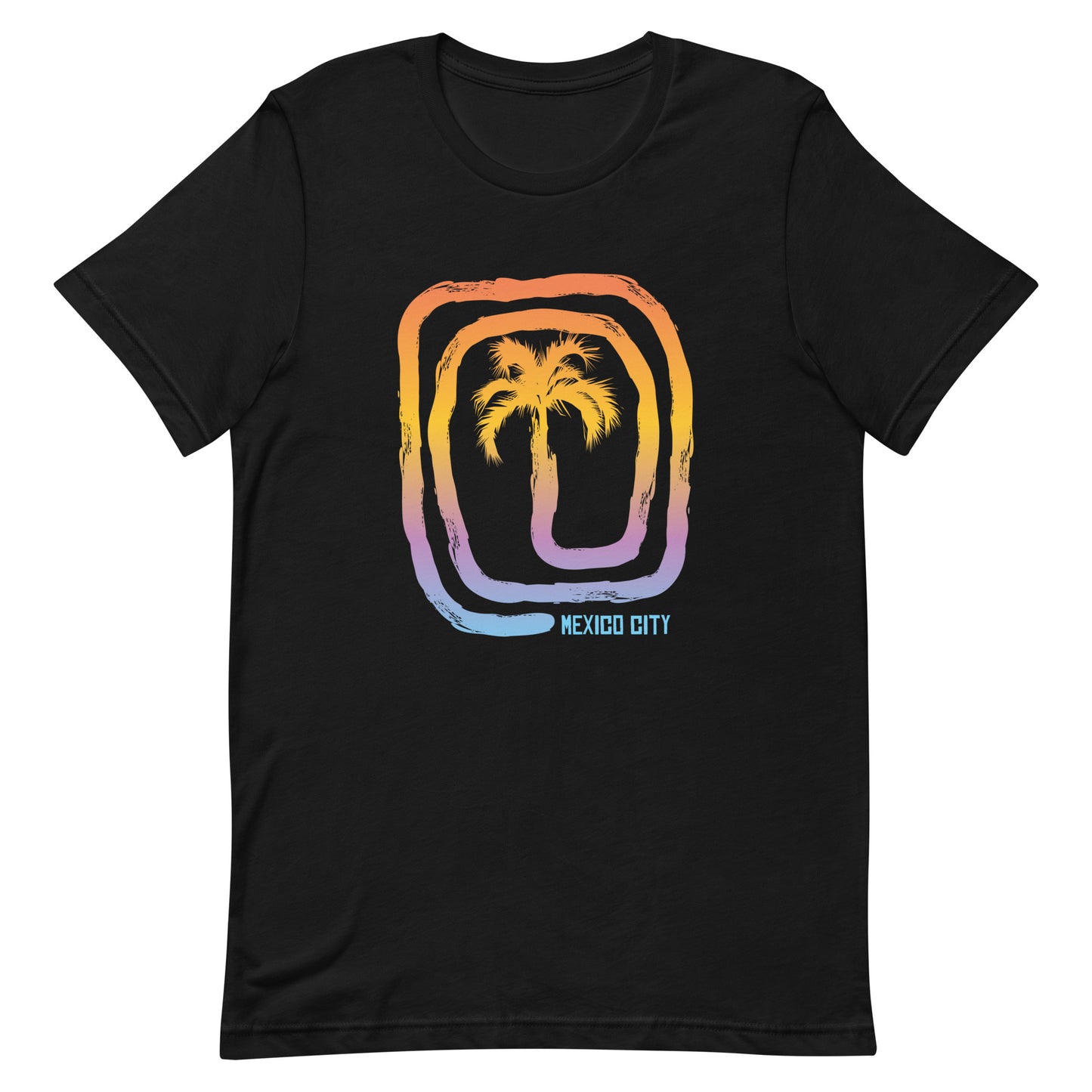 Cool Mexico City Palm Tree Souvenir Vacation Unisex T-Shirt