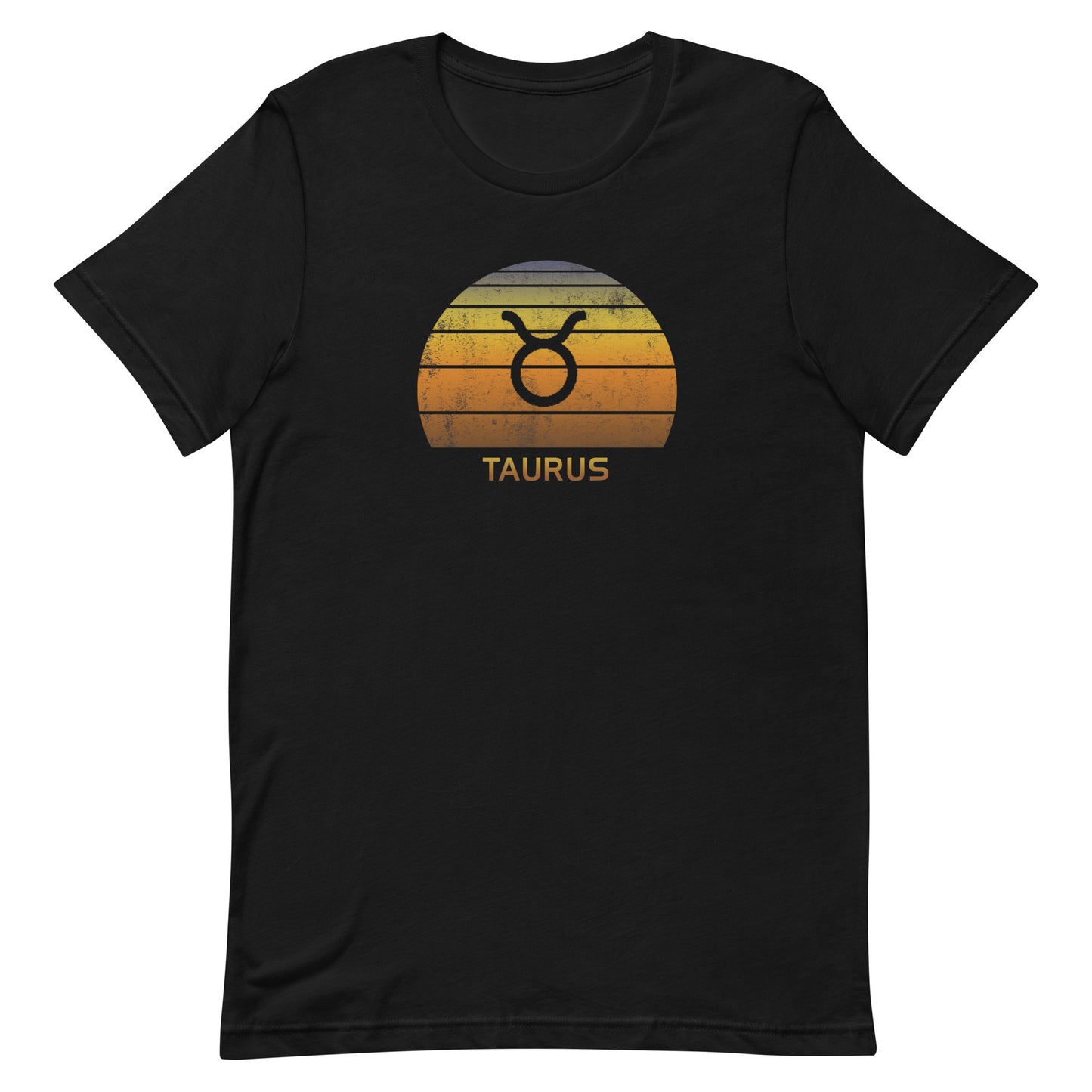 Taurus Zodiac Sign Symbol Astrology Retro Birthday Gift Present Unisex T-Shirt