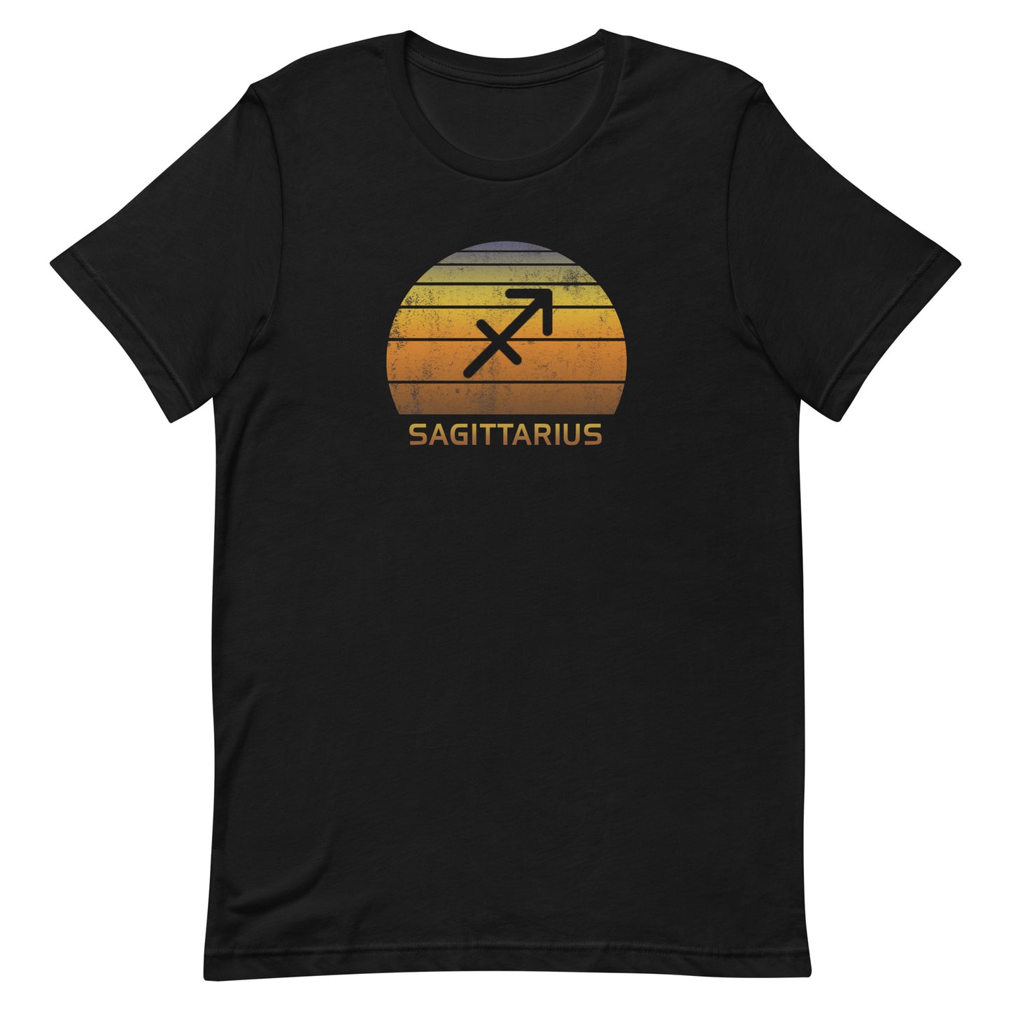 Sagittarius Zodiac Sign Unisex T-Shirt Symbol Astrology Retro Birthday Gift Present