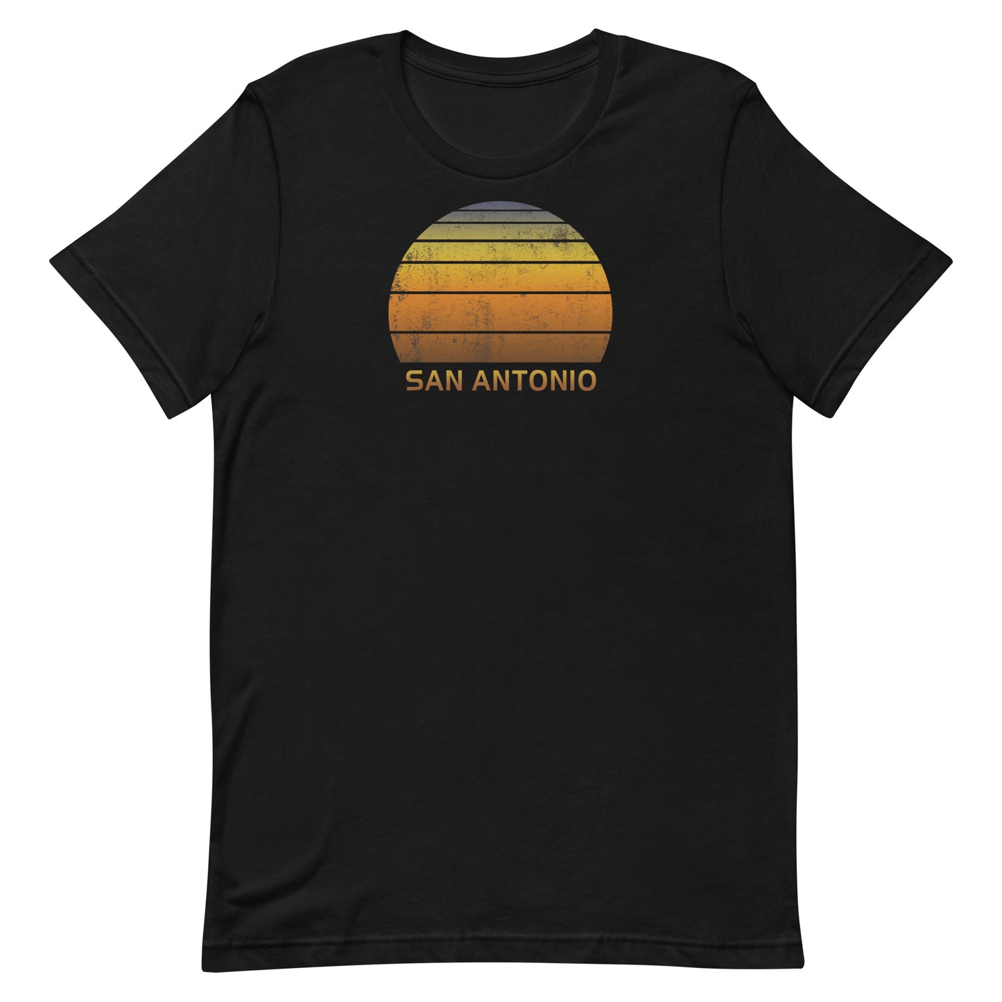 Retro San Antonio Texas Vintage Sunset Vacation Souvenir Unisex T-Shirt