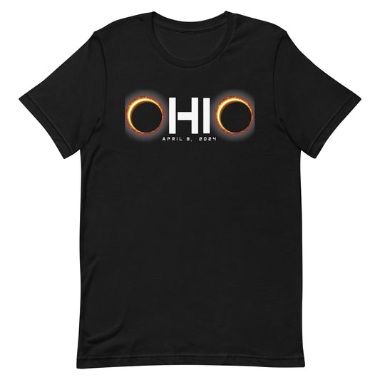 Ohio 2024 Eclipse Souvenir April 8 Unisex T-Shirt