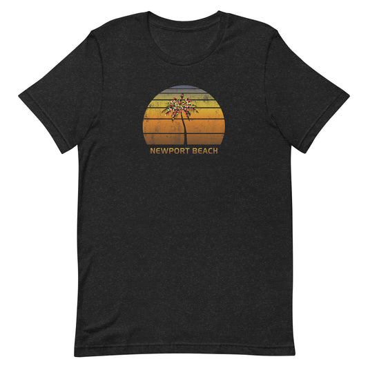 Retro Newport Beach California Christmas Family Vacation Souvenir Unisex T-Shirt