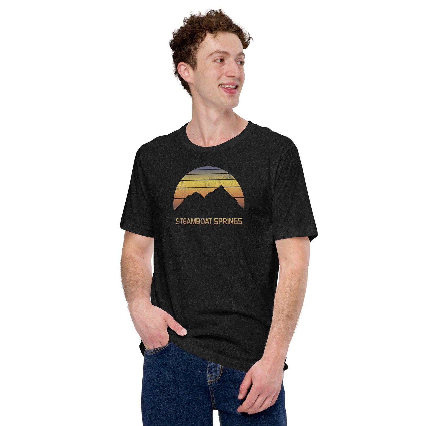 Steamboat Springs Colorado Unisex T-Shirt Retro Mountain Ski Fan