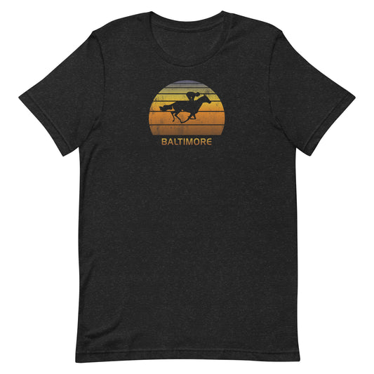 Horse Vintage Racing Baltimore Fan Horses Race Unisex T-Shirt