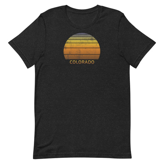 Retro Colorado Vintage Sunset Vacation Souvenir Unisex T-Shirt