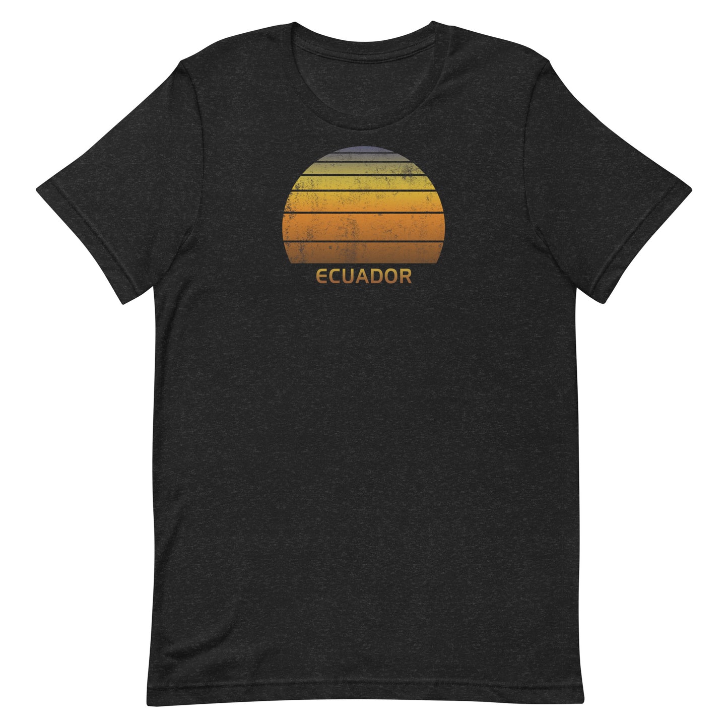 Retro Ecuador Vintage Sunset Vacation Souvenir Unisex T-Shirt