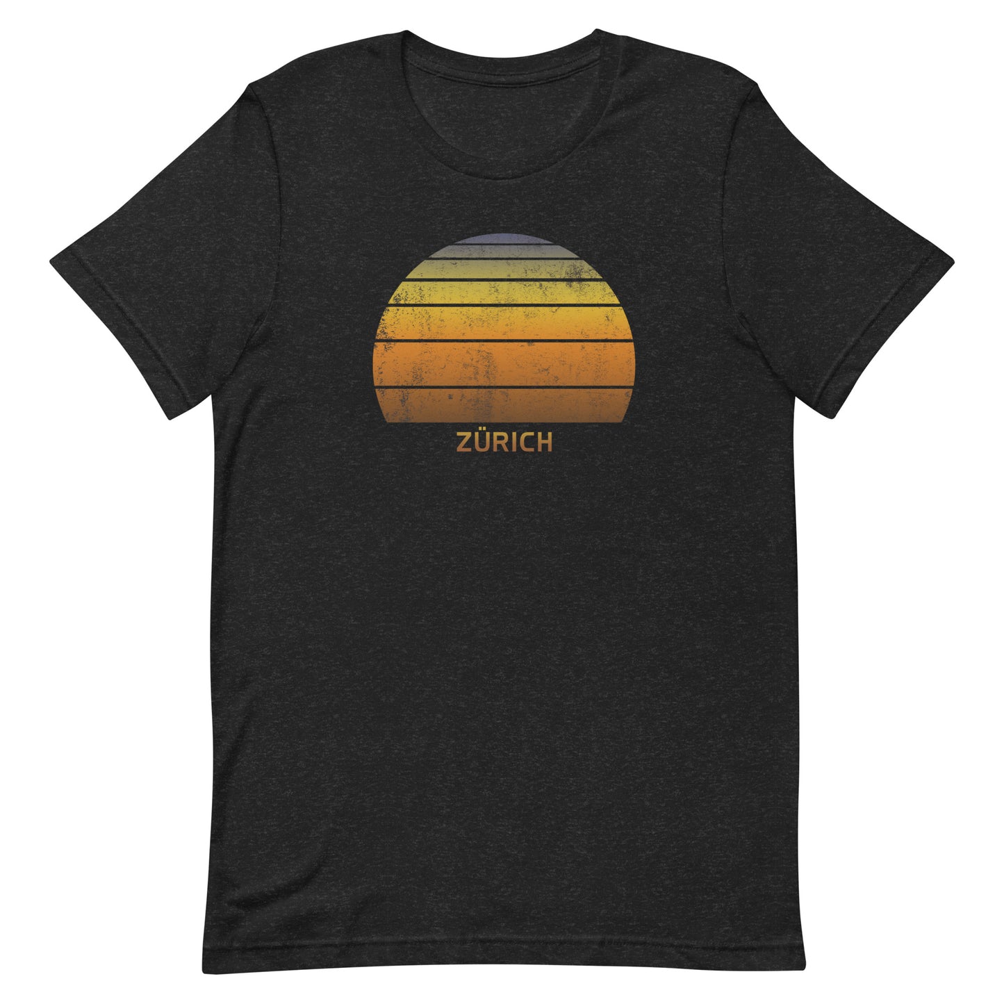 Retro Zurich Switzerland Sunset Vintage Native Swiss Vacation Unisex T-Shirt