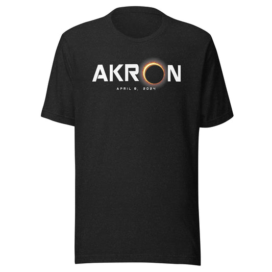 Akron Ohio 2024 Eclipse Souvenir April 8 Unisex T-Shirt