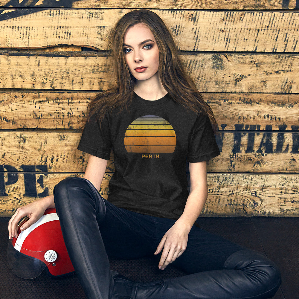 Retro Perth Australia Vacation Souvenir Unisex T-Shirt