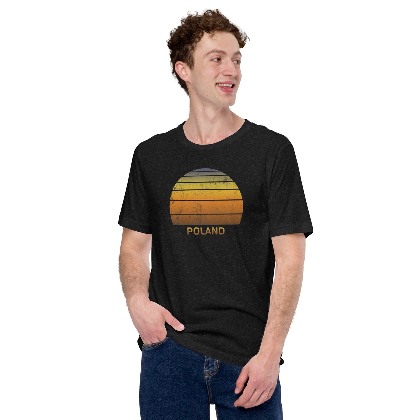 Retro Poland Vacation Souvenir Unisex T-Shirt