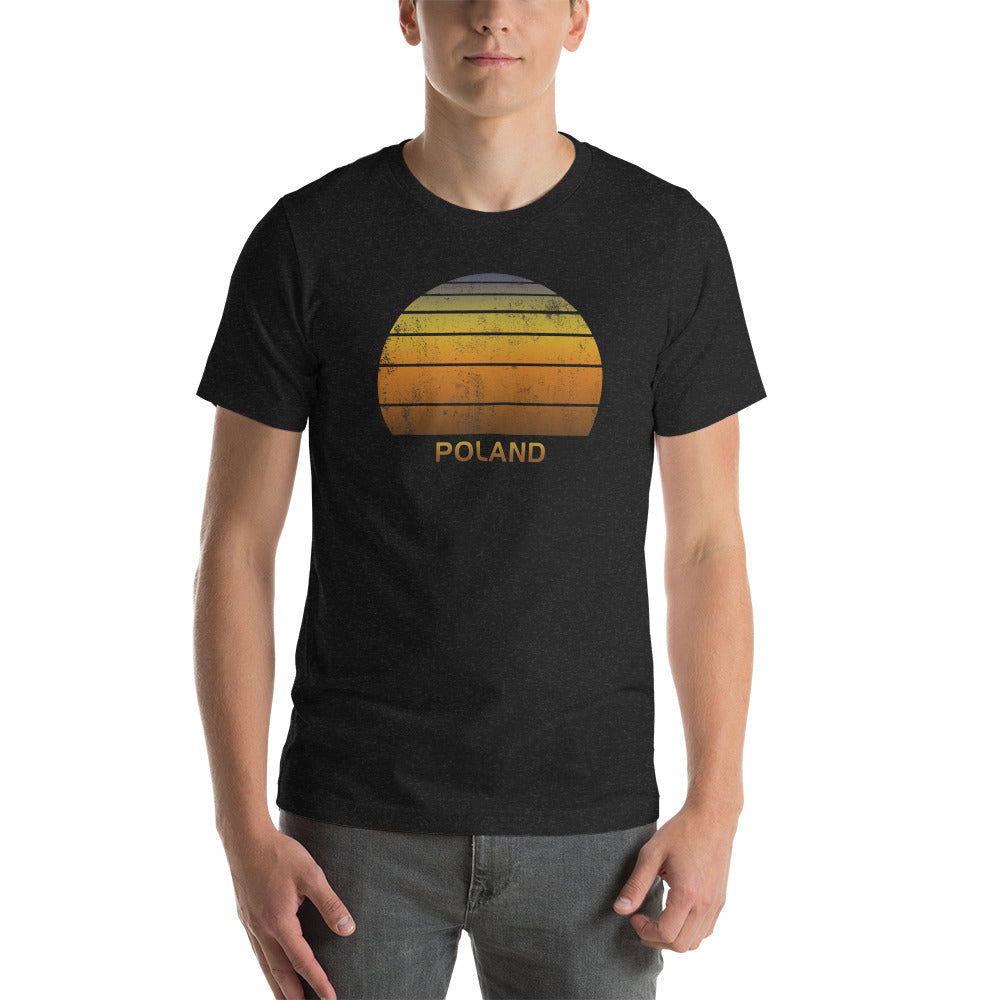 Retro Poland Vacation Souvenir Unisex T-Shirt