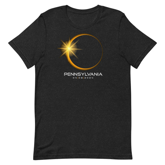 Pennsylvania 2024 Eclipse Souvenir April 8 Keepsake Solar Unisex T-Shirt