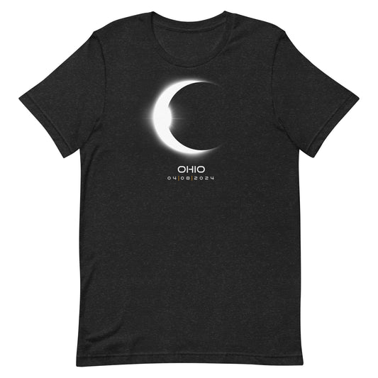 Ohio 2024 Eclipse Solar Souvenir April 8 Keepsake Unisex T-Shirt